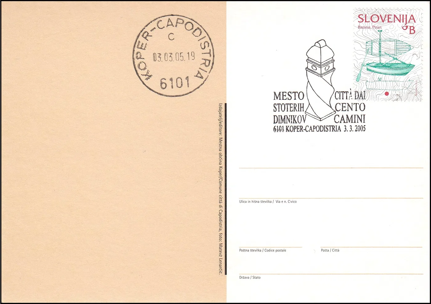 MESTO STOTERIH DIMNIKOV - CITTA DAI CENTO CAMINI 